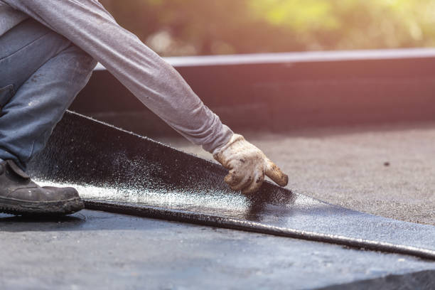 Professional Waterproofing technician working in Nashville, MI